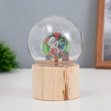 Spinker "Shar-Dad Frost with a gift" LED 3XAG10 ball 8CM 6.5x6.5x11.5cm
