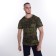 T -shirt male camouflage pixel, green color, size 52