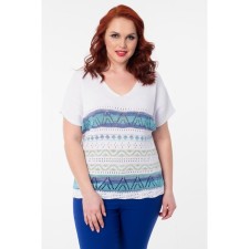 Female jumper, size 52, white color