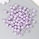 Beads for creativity plastic "Ball. Lilac overflow" set 20 grams d = 0.8 cm