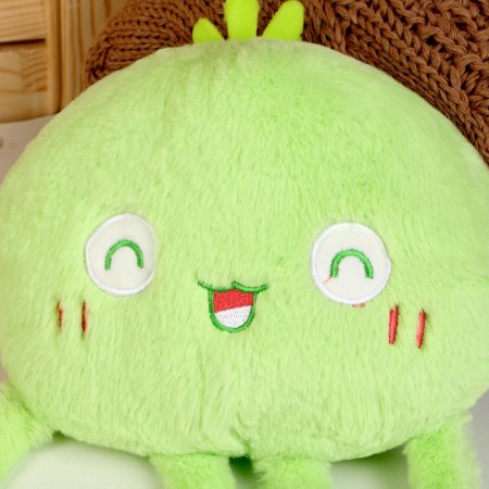 Soft toy "Medusa", 17 cm, green color-1