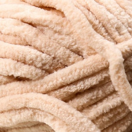 Yarn "Velluto" 100% micropoliester 68m/100g (310 honey)-2