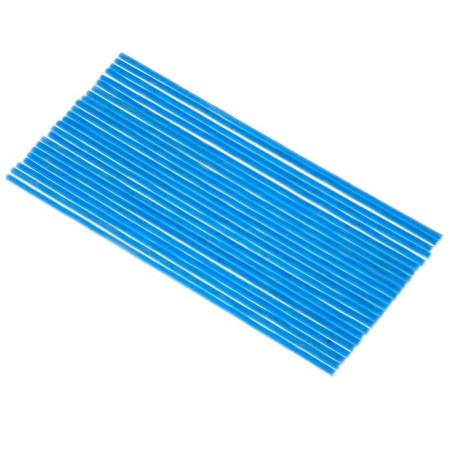 Candles for the cake, blue, 24 pcs., 24 x 6 cm.-2