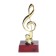 Cup "Violin key", award figure, plastic stand red, 15 x 6 x 6 cm.