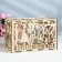 Wedding Bank "Vine", wood, collapsible, 24.5x16.5x19.5 cm