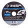 Circle of fibrous grinding bison 35585-125-100, for Ushm, P100, 125 x 22 mm, 5 pcs.