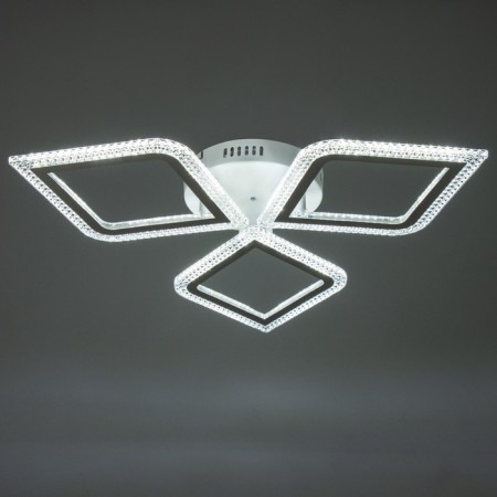 The chandelier is LED DIM. Losanga du 3 dir. , 72W white Ø71.5x7.5cm Ritter-3