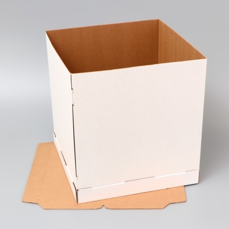 Box for a cake, without a window, 28 x 28 x 30 cm-1