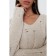Pulover female Eliseeva Olesya, size L, beige color