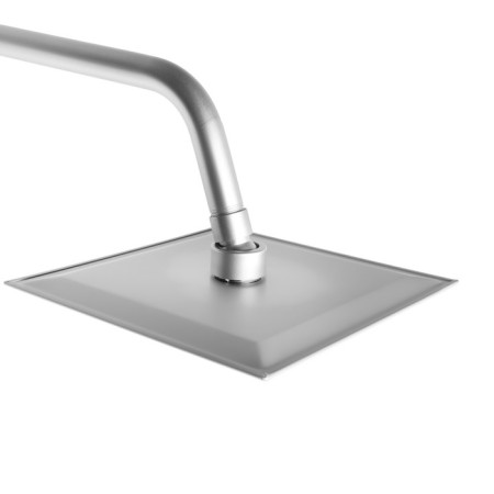 The shower system Zein Z3868, mixer, tropical and hand watering can, aluminum, matte-8