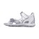 Baby sandals, size 32, silver color