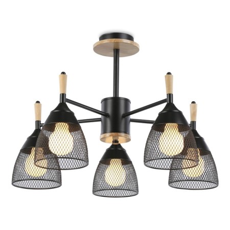 Suspended chandelier Ambrella Light, Traditional, TR8015, 5HE27, Black Color