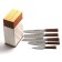Set of 5 knives and Ivo Cork stands