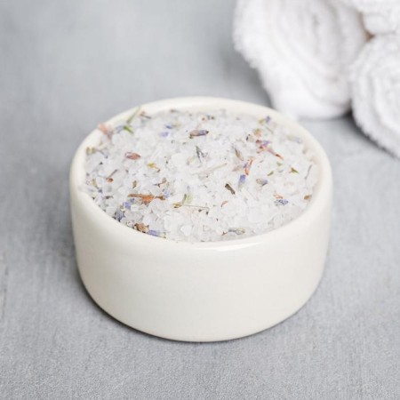 Bath salt with lavender petals Be Well and Happy, 370 g, Beauty Fooch-1
