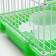 A cell for rodents equipped RT-2C, 23 x 16.5 x 20 cm, green