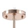 Ceiling chandelier "Marie" 2x40W E27 Color: Gold
