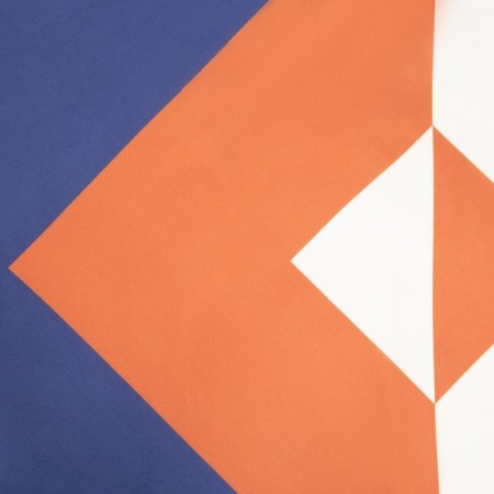 Textile scarf, powder color/blue size 58x58-1