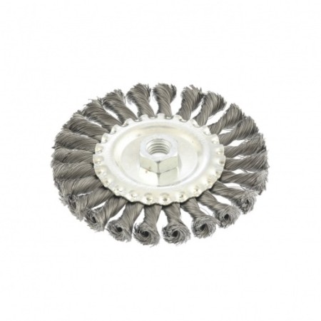 Matrix Ushm brush, d = 125 mm, M14, flat, twisted wire 0.35 mm-1
