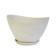 Pot for flowers and plants with a pallet, white stone boat 41x30x24cm, 11l
