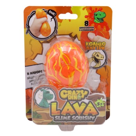 Collectible figurine-scurry dinosaur Crazy Dino Lava Egg, in an egg-scab, mix-1