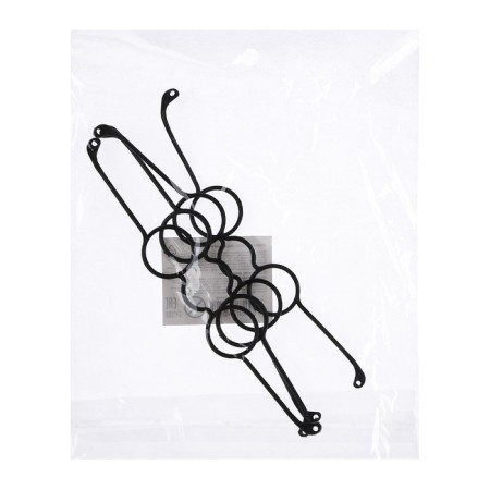Glasses for toys, set 4 pcs, size 1 pc: 2.5 × 7 × 5.3 cm, black color-5