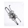 Glasses for toys, set 4 pcs, size 1 pc: 2.5 × 7 × 5.3 cm, black color