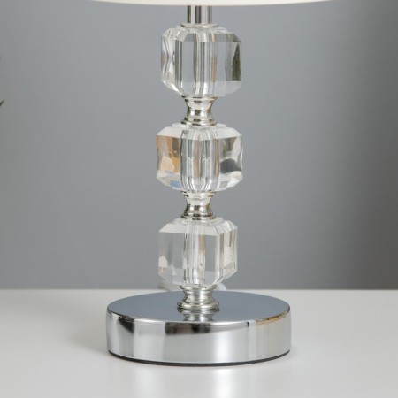 Bianka table lamp E14 40W chrome 22.5x22.5x36 cm Risalux-3