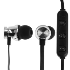Luazon T11 headphones, wireless, vacuum, Tue 4.1, microphone, 80 mAh, silver