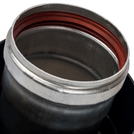 The chimney element Stout SCA-0080-080125, cuff for the transition vertical section, D80-4