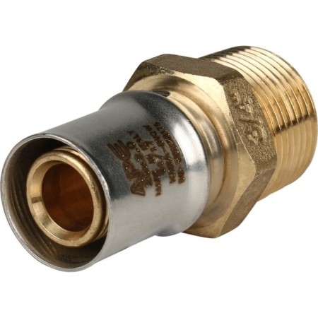 Stout SFP-0001-003420, 3/4 "x 20 mm, external threads, brass-1