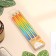 Candles for the Cake "Rainbow", 12 pcs, gold and multi -colored