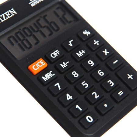 Pocket Citizen Pocket "LC-110NR", 8-bit, 58 x 88 x 11 mm, battery power, black-2