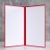 Address folder "with an anniversary" red, boumvinyl, a4