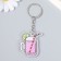 Acryl keychain "Lemonada in a mug/glass" mix 4.5x4.7 cm