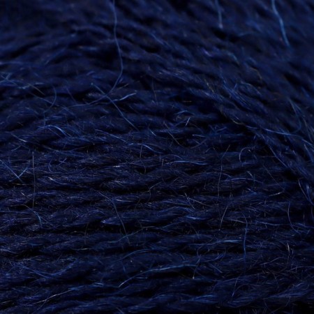 Yarn "village" 100% half-carbonated wool 250m/100g (04-dark blue)-4