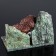 Souvenir "Bear on fishing", 10x15x10 cm, coil, gypsum, minerals