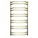 Water towel Domoterm "Laura", P12, 12 crossbars, 500 x 985 mm, bronze