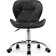 Computer chair Trizor Metal/Eco -leather, Chrome/Black 53x53x69 cm