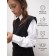 Knitted children's vests Amarobaby Bow, height 134 cm, black color