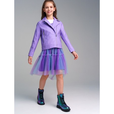 Eco -leather jacket for PlayTode girl, height 146 cm-2