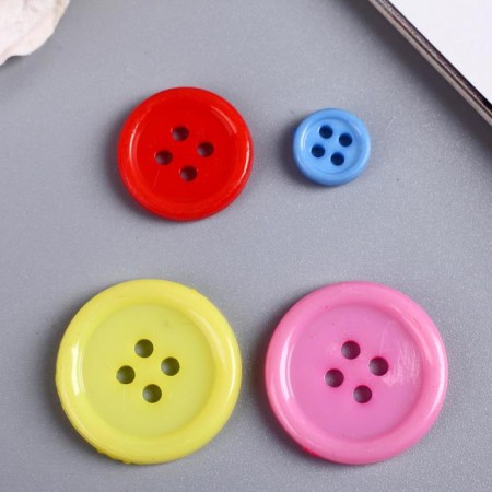 A button of buttons decorative plastic "Color"-1