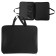 Folder with handles textile A4, 360 x 270 x 20 mm, inner pocket Calligrata, "office" 1Sh421, black