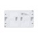 Block, OP, AtlasDesign Profi54 Sche Atn540170, 1 key, socket, 16a, white color