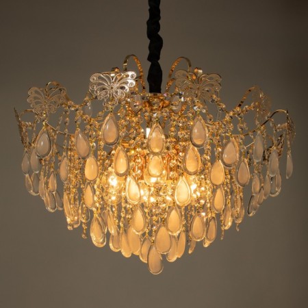 Polina chandelier 8x60W E14 gold 60x60x41cm SVK-3