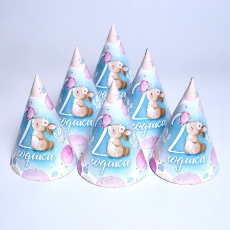 Festive paper cap "2 years old"-3