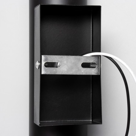 Sconces "bambo" E27 40W Black gold 6x6x60cm-7