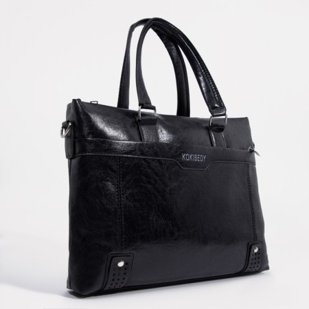 Male bag, black color