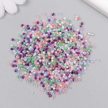 Glass 12/0 "Transparent color. Melange" 30 g