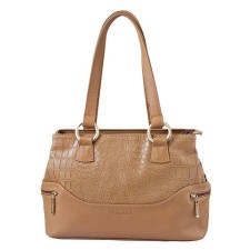 Bag Women's claim, lightning, beige color