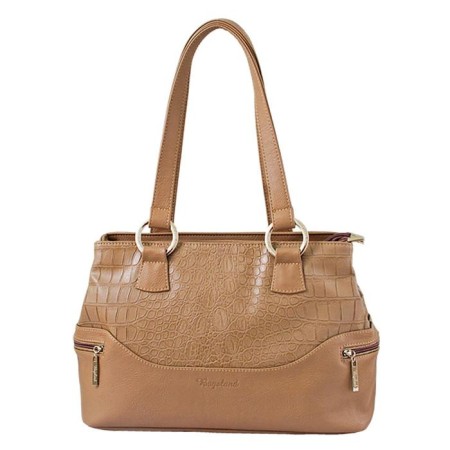 Bag Women's claim, lightning, beige color